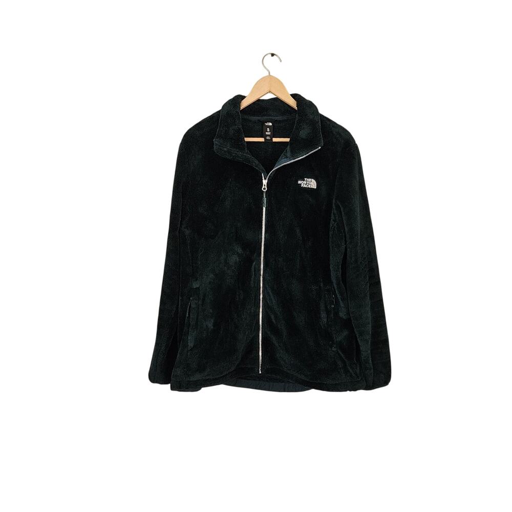The North Face Osito High-Pile Fleece EMERALD GREEN ZIPJacket WOMEN'S XL-Tall - Picture 2 of 12